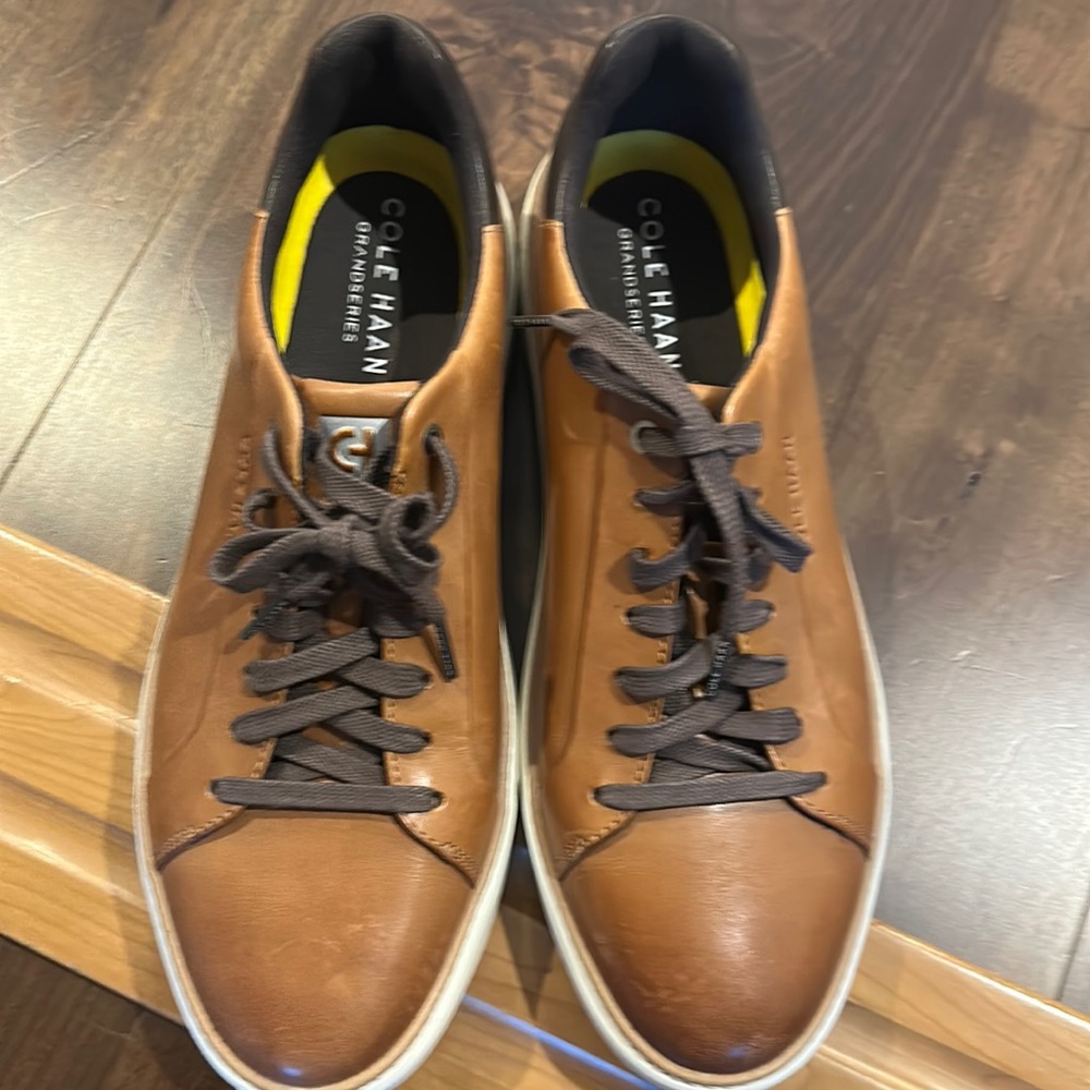 Brown Cole Hana sneakers- barely worn.